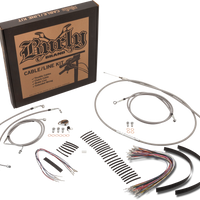 BURLY BRAND Burly Cntrl Kit 16’’ Ape Stainless - Hand Controls