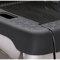 Bushwacker 02-08 Dodge Ram 1500 Fleetside Bed Rail Caps 76.3in - Black - Tonneau Covers