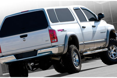 Bushwacker 02-08 Dodge Ram 1500 Fleetside Extend-A-Fender Style Flares 4pc 78.0/96.0in Bed - Black - Fender & Trim