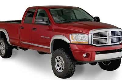 Bushwacker 02-08 Dodge Ram 1500 Fleetside Extend-A-Fender Style Flares 4pc 78.0/96.0in Bed - Black - Fender & Trim