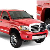 Bushwacker 02-08 Dodge Ram 1500 Fleetside Pocket Style Flares 4pc 75.9/76.3/97.9in Bed - Black - Fender & Trim