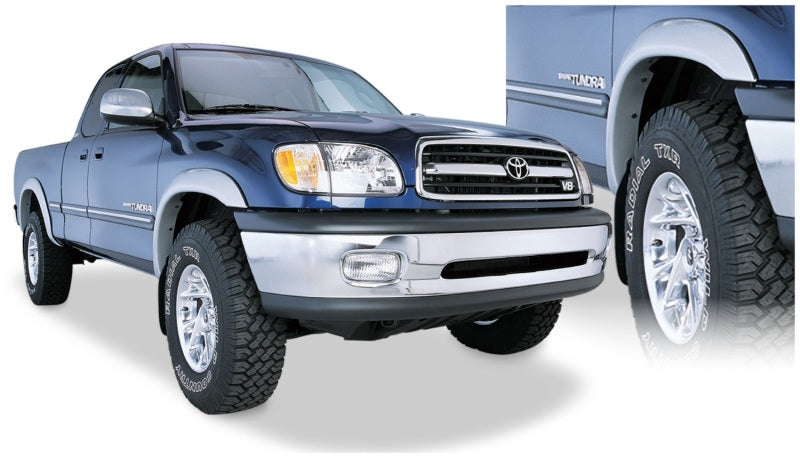 Bushwacker 03-06 Toyota Tundra Standard Cab Fleetside Extend-A-Fender Style Flares 4pc - Black - Fender & Trim