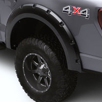 Bushwacker 04-08 Ford F-150 (Excl. Stepside) Forge Style Flares 4pc - Black - Fender & Trim