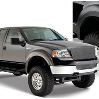 Bushwacker 04-08 Ford F-150 Styleside Extend-A-Fender Style Flares 4pc 66.0/78.0/96.0in Bed - Black - Fender & Trim