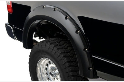 Bushwacker 04-08 Ford F-150 Styleside Pocket Style Flares 4pc 66.0/78.0/96.0in Bed - Black - Fender & Trim