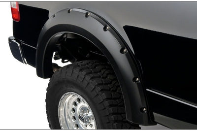 Bushwacker 04-08 Ford F-150 Styleside Pocket Style Flares 4pc 66.0/78.0/96.0in Bed - Black - Fender & Trim