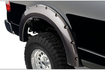 Bushwacker 04-08 Ford F-150 Styleside Pocket Style Flares 4pc 66.0/78.0/96.0in Bed - Black - Fender & Trim