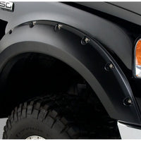 Bushwacker 04-08 Ford F-150 Styleside Pocket Style Flares 4pc 66.0/78.0/96.0in Bed - Black - Fender & Trim
