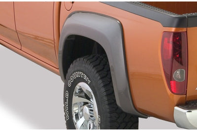 Bushwacker 04-12 GMC Canyon Extend-A-Fender Style Flares 2pc 61.1/72.8in Bed - Black - Fender & Trim