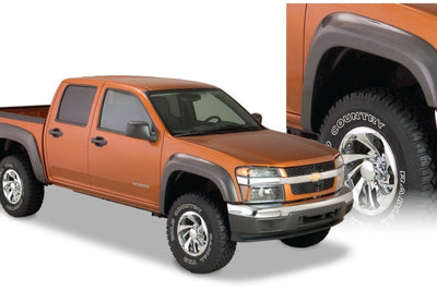 Bushwacker 04-12 GMC Canyon Extend-A-Fender Style Flares 2pc - Black - Fender & Trim