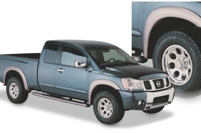 Bushwacker 04-15 Nissan Titan Extend-A-Fender Style Flares 4pc 67.1/78.9/84/96in - Black - Fender & Trim