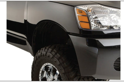 Bushwacker 04-15 Nissan Titan Pocket Style Flares 4pc 67.1/78.9/84/96in - Black - Fender & Trim