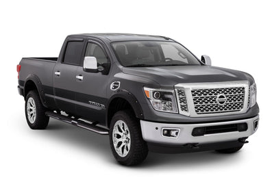 Bushwacker 04-15 Nissan Titan Pocket Style Flares 4pc 67.1/78.9/84/96in - Black - Fender & Trim