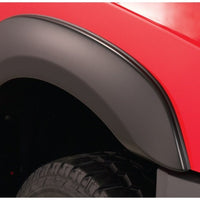 Bushwacker 05-10 Dodge Dakota Crew Cab Fleetside Extend-A-Fender Style Flares 4pc 64.9in Bed - Black - Fender & Trim
