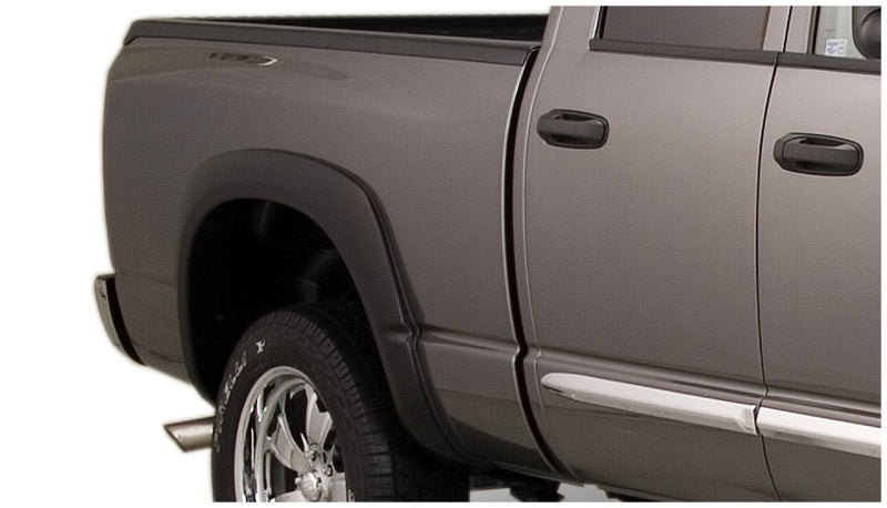 Bushwacker 06-08 Dodge Ram 1500 Fleetside OE Style Flares 2pc 75.9/76.3in Bed - Black - Fender & Trim