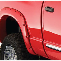 Bushwacker 06-08 Dodge Ram 1500 Fleetside Pocket Style Flares 4pc 97.9/98.3in Bed - Black - Fender & Trim