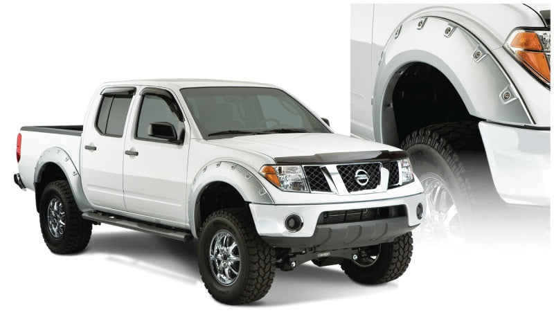 Bushwacker 06-14 Nissan Frontier Styleside Boss Pocket Style Flares 4pc 73.3in Bed - Black - Fender & Trim