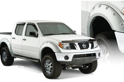Bushwacker 06-14 Nissan Frontier Styleside Boss Pocket Style Flares 4pc 73.3in Bed - Black - Fender & Trim