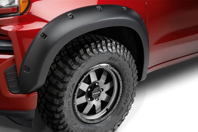 Bushwacker 07-13 Chevrolet Silverado 1500 (Excl. Stepside) Forge Style Flares 4pc - Black - Fender & Trim