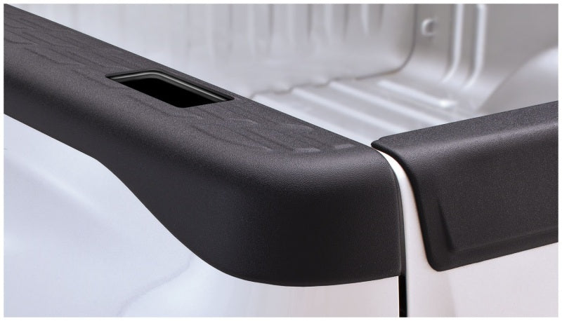 Bushwacker 07-13 Chevy Silverado 1500 Fleetside Bed Rail Caps 78.7in - Black - Tonneau Covers