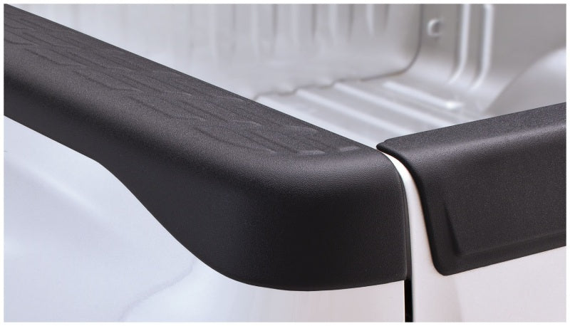 Bushwacker 07-13 Chevy Silverado 1500 Fleetside Bed Rail Caps 97.6in - Black - Tonneau Covers