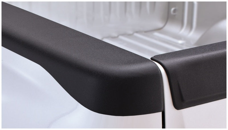 Bushwacker 07-13 GMC Sierra 1500 Fleetside Bed Rail Caps 78.7in - Black - Tonneau Covers