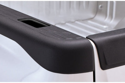 Bushwacker 07-13 GMC Sierra 1500 Fleetside Bed Rail Caps 97.6in - Black - Tonneau Covers