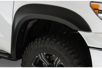 Bushwacker 07-13 Toyota Tundra Fleetside Extend-A-Fender Style Flares 4pc - Black - Fender & Trim