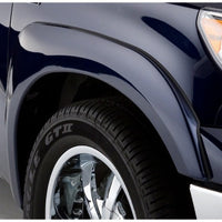 Bushwacker 07-13 Toyota Tundra Fleetside OE Style Flares 4pc w/ Factory Mudflap - Black - Fender & Trim