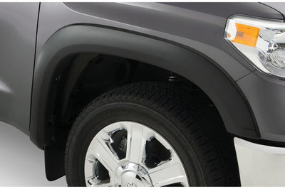 Bushwacker 07-13 Toyota Tundra Fleetside OE Style Flares 4pc w/ Factory Mudflap - Black - Fender & Trim