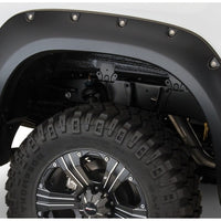 Bushwacker 07-13 Toyota Tundra Fleetside Pocket Style Flares 2pc 66.7/78.7/97.6in Bed - Black - Fender & Trim
