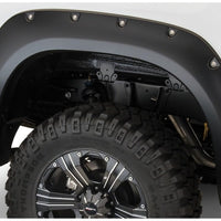 Bushwacker 07-13 Toyota Tundra Fleetside Pocket Style Flares 2pc 66.7/78.7/97.6in Bed - Black - Fender & Trim