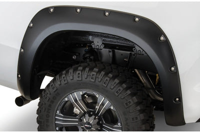 Bushwacker 07-13 Toyota Tundra Fleetside Pocket Style Flares 2pc 66.7/78.7/97.6in Bed - Black - Fender & Trim