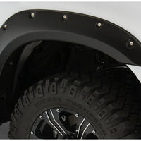 Bushwacker 07-13 Toyota Tundra Fleetside Pocket Style Flares 4pc 97.6/78.7/66.7in Bed - Black - Fender & Trim
