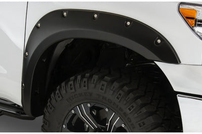 Bushwacker 07-13 Toyota Tundra Fleetside Pocket Style Flares 4pc 97.6/78.7/66.7in Bed - Black - Fender & Trim