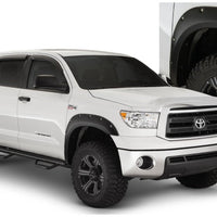 Bushwacker 07-13 Toyota Tundra Fleetside Pocket Style Flares 4pc 97.6/78.7/66.7in Bed - Black - Fender & Trim