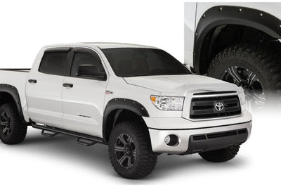 Bushwacker 07-13 Toyota Tundra Fleetside Pocket Style Flares 4pc 97.6/78.7/66.7in Bed - Black - Fender & Trim