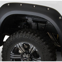 Bushwacker 07-13 Toyota Tundra Fleetside Pocket Style Flares 4pc 97.6/78.7/66.7in Bed - Black - Fender & Trim