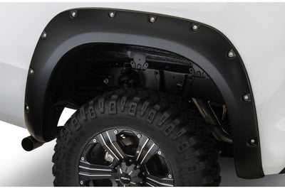 Bushwacker 07-13 Toyota Tundra Fleetside Pocket Style Flares 4pc 97.6/78.7/66.7in Bed - Black - Fender & Trim