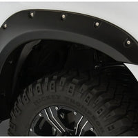 Bushwacker 07-13 Toyota Tundra Fleetside Pocket Style Flares 4pc 97.6/78.7/66.7in Bed - Black - Fender & Trim
