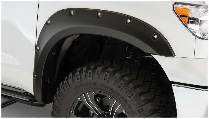 Bushwacker 07-13 Toyota Tundra Pocket Style Flares 2pc - Black - Fender & Trim