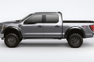 Bushwacker 08-10 Ford F-250 / F-350 Super Duty (Excl. Dually) Forge Style Flares 4pc - Black - Fender & Trim