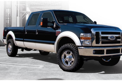Bushwacker 08-10 Ford F-250 Super Duty Styleside OE Style Flares 4pc 81.0/96.0in Bed - Black - Fender & Trim