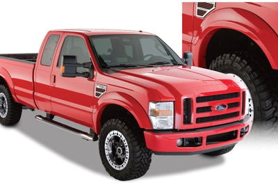 Bushwacker 08-10 Ford F-250 Super Duty Styleside OE Style Flares 4pc 81.0/96.0in Bed - Black - Fender & Trim