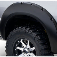 Bushwacker 08-10 Ford F-250 Super Duty Styleside Pocket Style Flares 4pc 81.0/96.0in Bed - Black - Fender & Trim