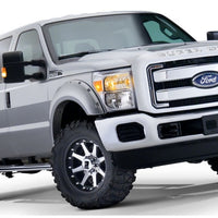 Bushwacker 08-10 Ford F-250 Super Duty Styleside Pocket Style Flares 4pc 81.0/96.0in Bed - Black - Fender & Trim