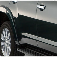 Bushwacker 08-15 Toyota Sequoia OE Style Flares 4pc Fits w/ Factory Mudflap - Black - Fender & Trim