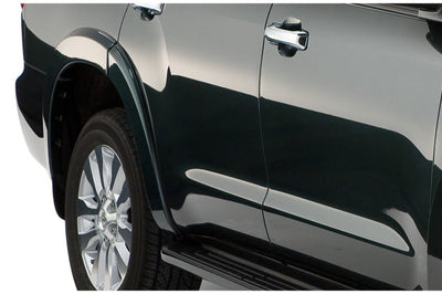 Bushwacker 08-15 Toyota Sequoia OE Style Flares 4pc Fits w/ Factory Mudflap - Black - Fender & Trim