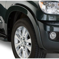 Bushwacker 08-15 Toyota Sequoia OE Style Flares 4pc Fits w/ Factory Mudflap - Black - Fender & Trim