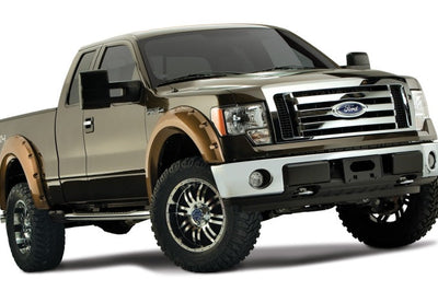 Bushwacker 09-14 Ford F-150 Styleside Max Pocket Style Flares 4pc 67.0/78.8/97.4in Bed - Black - Fender & Trim